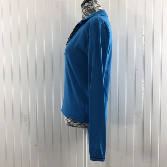 The North Face Blue Half Zip‎ Pullover Sweatshirt Womens Small Long Sleeve - Picture 4 of 11